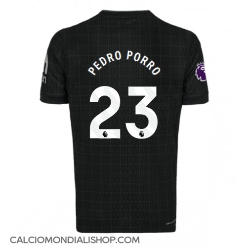 Maglie da calcio Tottenham Hotspur Pedro Porro #23 Seconda Maglia 2025-26 Manica Corta